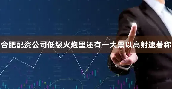 合肥配资公司低级火炮里还有一大票以高射速著称